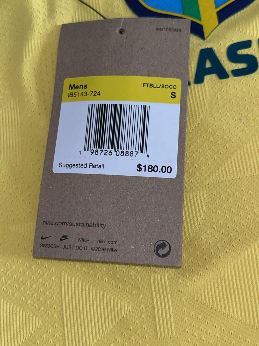 Nike Brasil Jersey 2026 WORLD CUP OFFICIAL - Picture 6 of 11